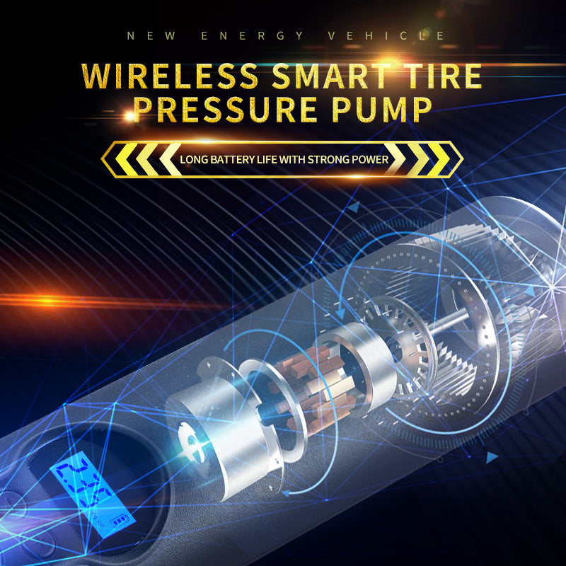 Gonfleur de pneus Compresseur portable sans fil Pompe à air numérique
