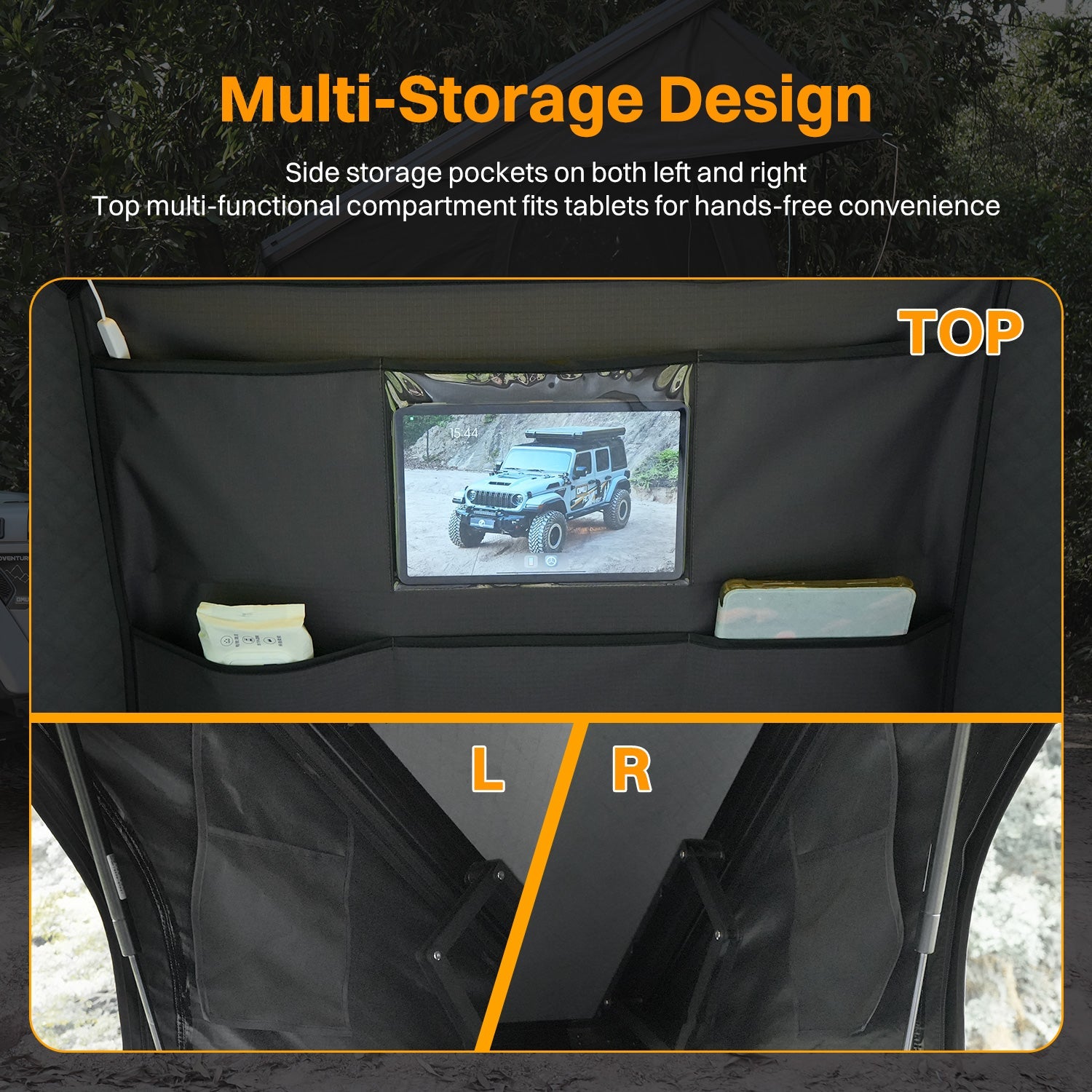 Roof Top Tent Hardshell Rooftop Tent For Van SUV Truck Car Overland