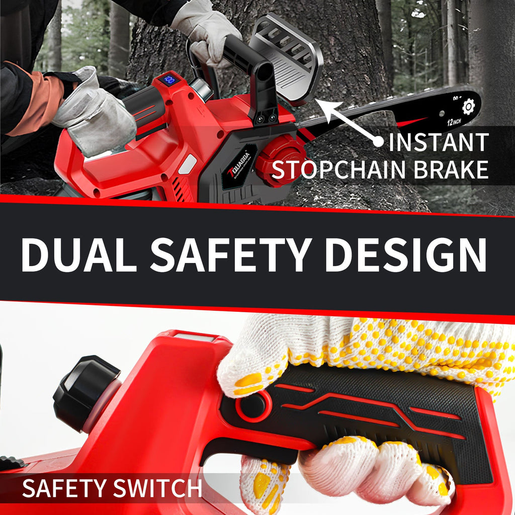 21V Powerful Brushless Chainsaw Ultimate Cordless Power Chain Saw For