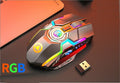 Wireless RGB Rechargeable Gaming Mouse with Mute Button