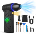 1Pc Compressed Air Duster with LED Light, up to 150000RPM Speed for PC