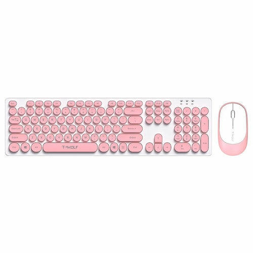 Wireless Keyboard and Mouse Set for Office Laptop