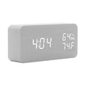 Wooden LED Digital Alarm Clock for Home Decoration