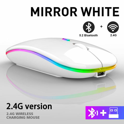 Souris Bluetooth sans fil RVB