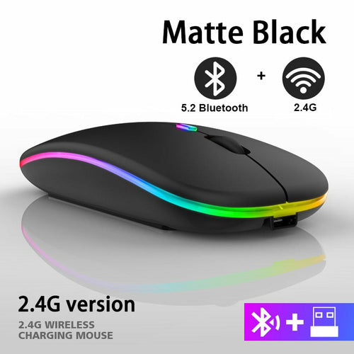 Souris Bluetooth sans fil RVB