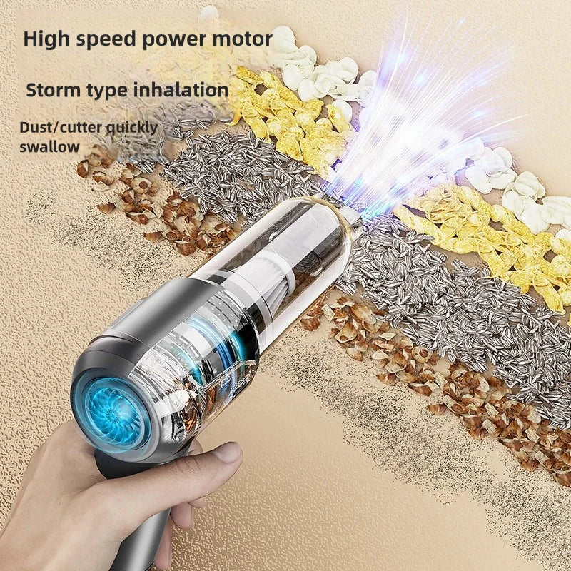 Brushless Cordless Vacuum Cleaner Air Duster Blower Gun for Car Powerful