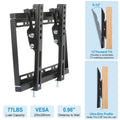 TV Wall Mount Bracket Tilt For 13in-42in LED LCD PLASMA Flat TV VESA