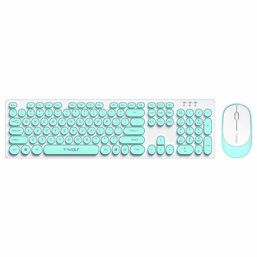 Wireless Keyboard and Mouse Set for Office Laptop