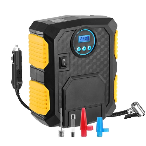 Tire Inflator 12V DC 120W 150PSI With LCD Electric Air Compressor 25L