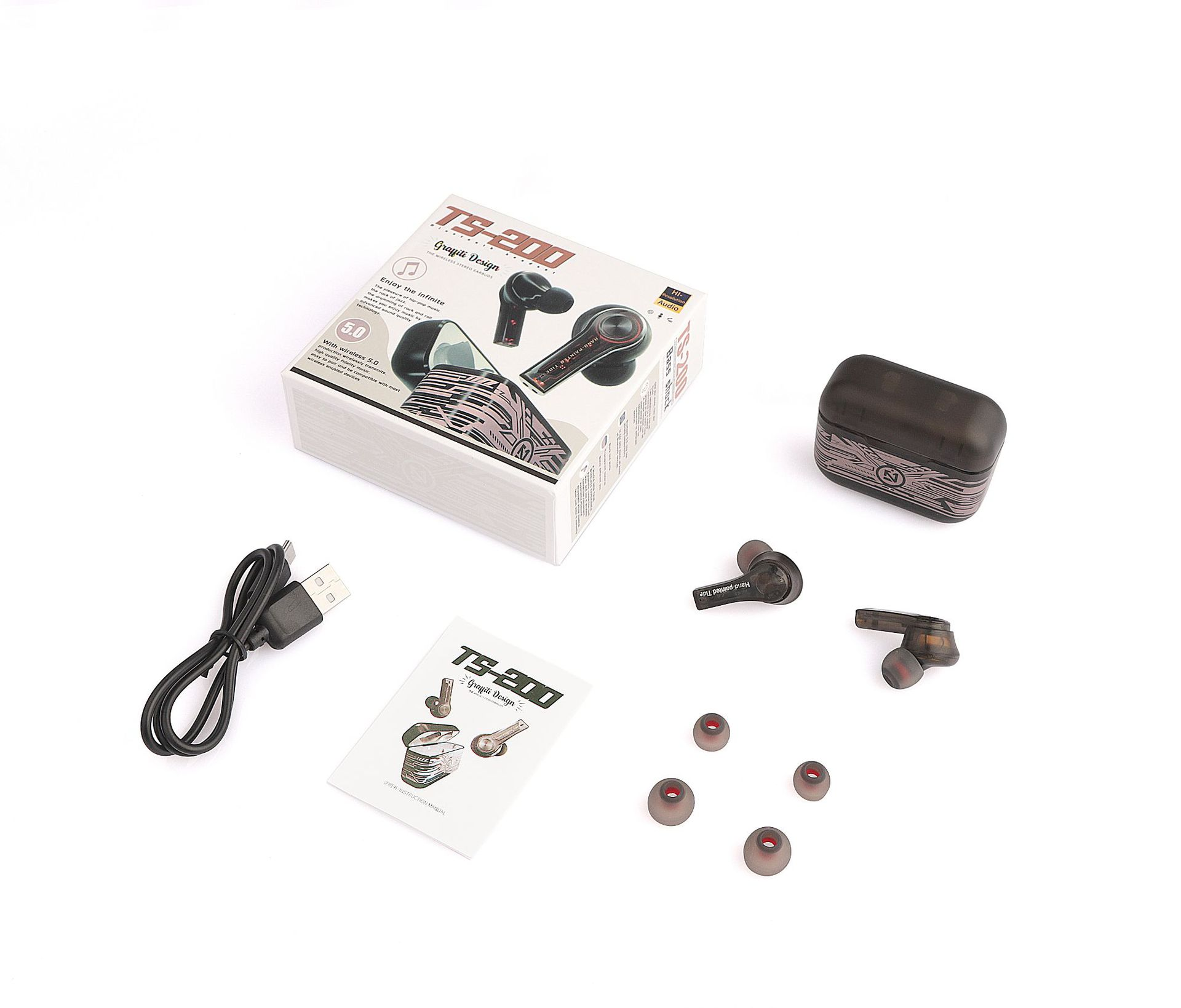 Touch Control Mini TWS Wireless Bluetooth 5.0 Earbuds