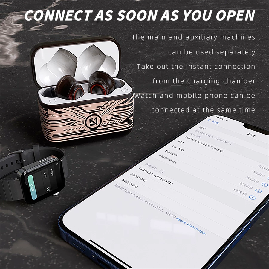 Touch Control Mini TWS Wireless Bluetooth 5.0 Earbuds