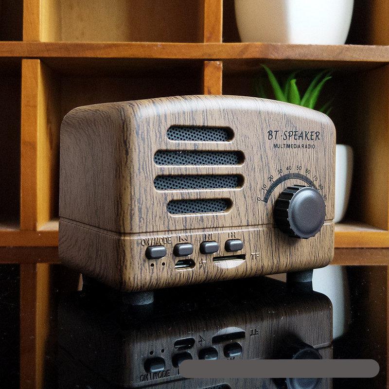 Enceintes sans fil rétro Mini enceintes stéréo Bluetooth