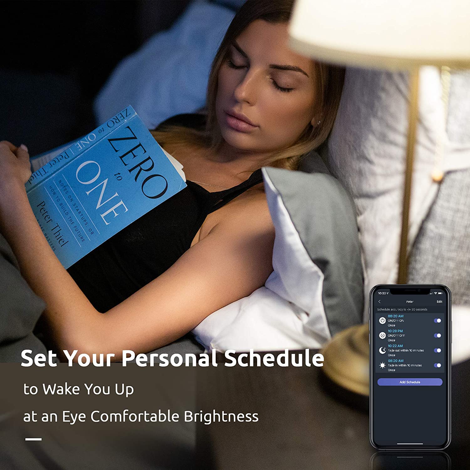Smart Bulb E26 Wi-Fi Light Compatible with Tuya Alexa Google Assistant