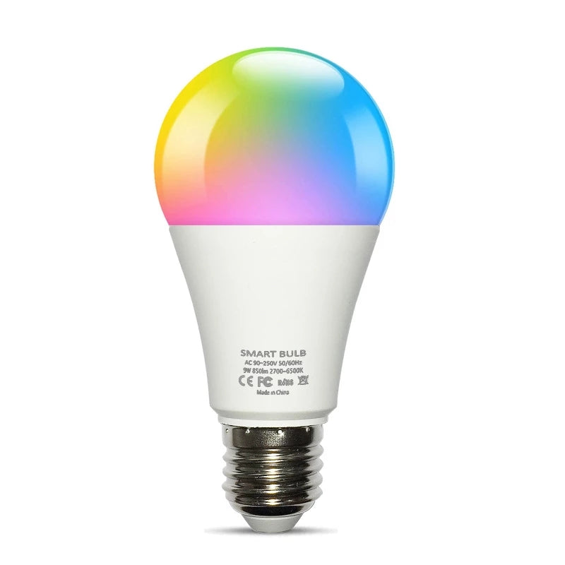 Smart Bulb E26 Wi-Fi Light Compatible with Tuya Alexa Google Assistant